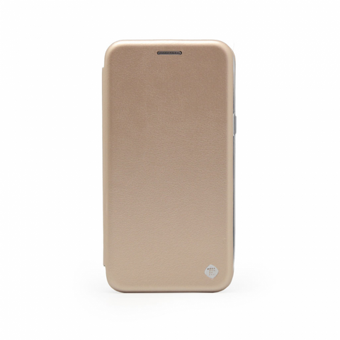 Zastitna maska (futrola) Teracell Flip Cover - Huawei Y7 Prime 2018/Honor 7C zlatna.