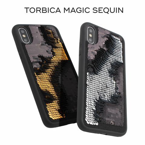 Zastitna maska (futrola) Magic Sequin - iPhone 7 Plus/8 Plus zlatna.