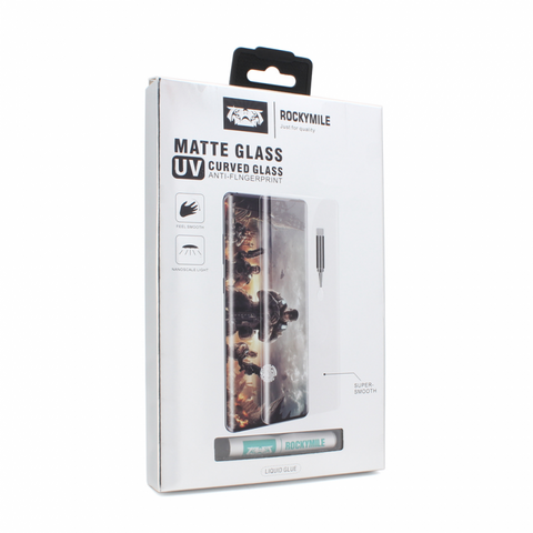 stitno Staklo Staklena folija (zastitno kaljeno staklo) za ekran Rockymile UV mat Full Glue + Lampa - Samsung N970F Galaxy Note 10.