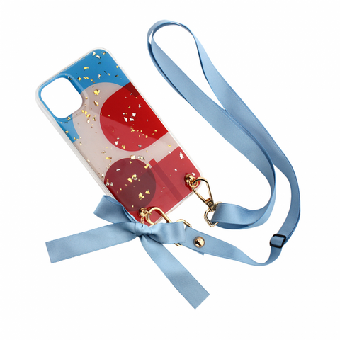 Zastitna maska (futrola) Fashion Strap Glitter - iPhone 11 Pro Max 6.5 plava.