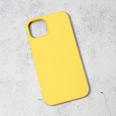 Zastitna maska (futrola) Nano Silikon - iPhone 13 zuta.