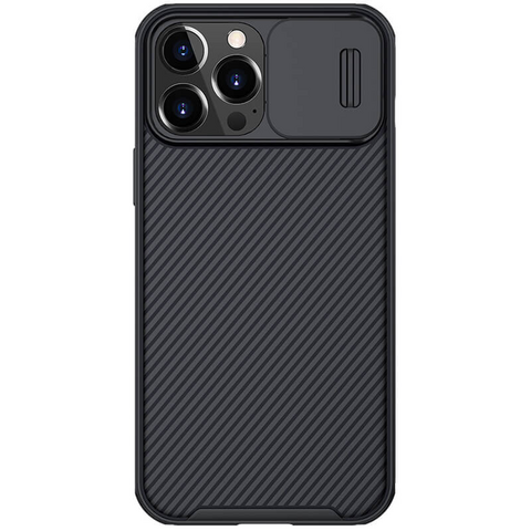 Zastitna maska (futrola) Nillkin CamShield Pro - iPhone 13 Pro Max 6.7 crna.