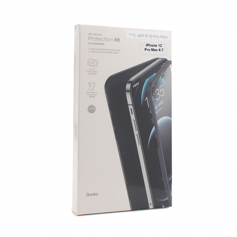 Zastitna maska (futrola) Benks 360 Full Cover - iPhone 12 Pro Max 6.7 siva.
