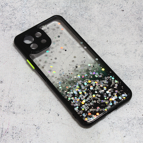 Zastitna maska (futrola) okvir Glitter - Xiaomi Mi 11 Lite crna.