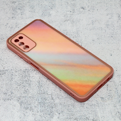 Zastitna maska (futrola) Candy Marble - Samsung A037 Galaxy A03s roze.