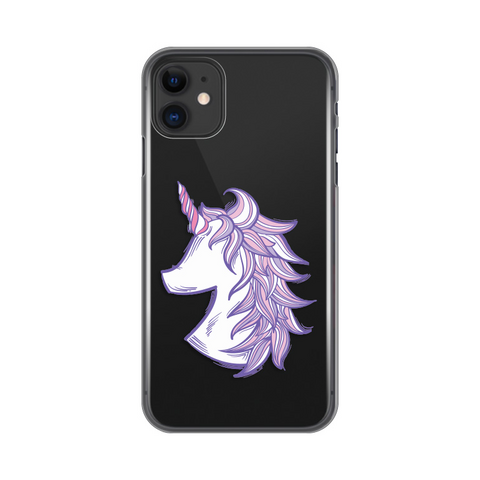 Zastitna ultra tanka (skin) maska / futrola PRINT - iPhone 11 6.1 Purple Unicorn.