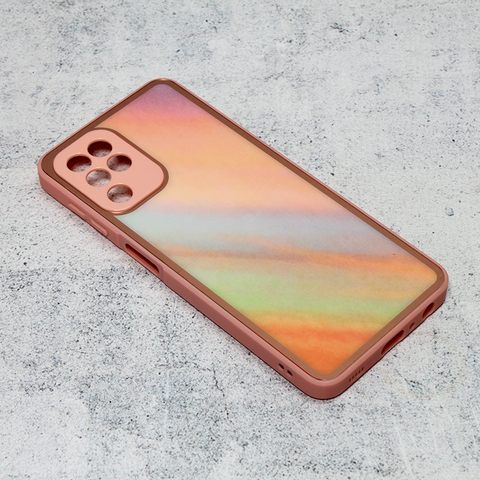 Zastitna maska (futrola) Candy Marble - Samsung A225 Galaxy A22 roze.