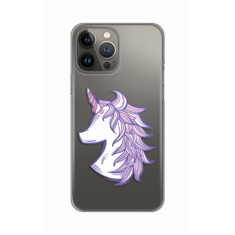 Zastitna ultra tanka (skin) maska / futrola PRINT - iPhone 13 Pro Max 6.7 Purple Unicorn.