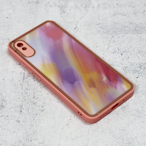 Zastitna maska (futrola) Candy Marble - Xiaomi Redmi 9A svetlo ljubicasta.