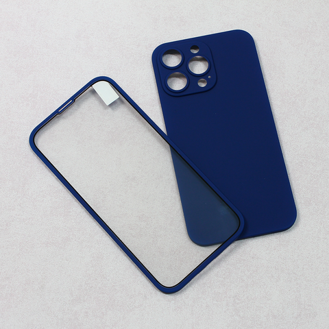 Zastitna maska (futrola) Slim 360 Full - iPhone 13 Pro plava.