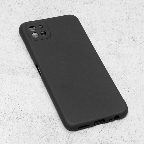 Zastitna maska (futrola) Teracell Giulietta - Samsung A226 Galaxy A22 5G mat crna.