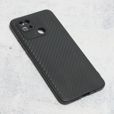 Zastitna maska (futrola) Carbon fiber - Xiaomi Redmi 10C crna.