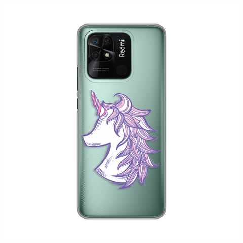 Zastitna ultra tanka (skin) maska / futrola PRINT - Xiaomi Redmi 10C Purple Unicorn.