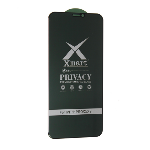 stitno staklo Staklena folija (zastitno kaljeno staklo) za ekran X mart 9D Privacy - iPhone 11 Pro.