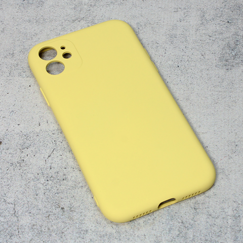 Zastitna maska (futrola) Nano Silikon - iPhone 11 6.1 zuta.