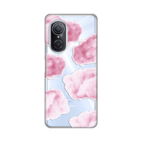Zastitna ultra tanka (skin) maska / futrola PRINT - Huawei Nova 9 SE Pink Clouds.