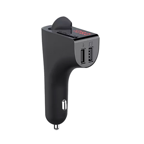FM transmiter V14, slusalica, USB TF Bluetooth 5.0 Handsfree slušalica crni.