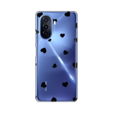 Zastitna ultra tanka (skin) maska / futrola PRINT - Huawei Nova Y70/Nova Y70 Plus Hearts.
