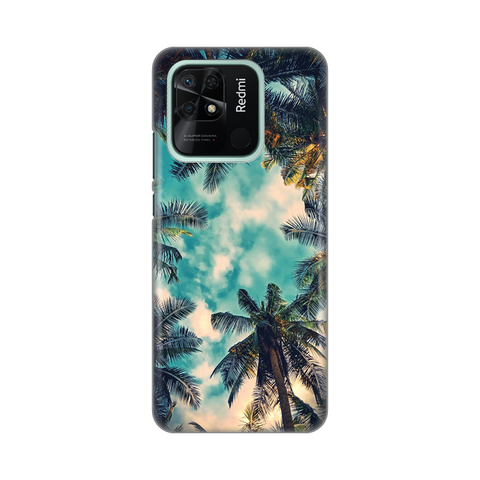 Zastitna silikonska maska (futrola) PRINT - Xiaomi Redmi 10C Palm Tree.