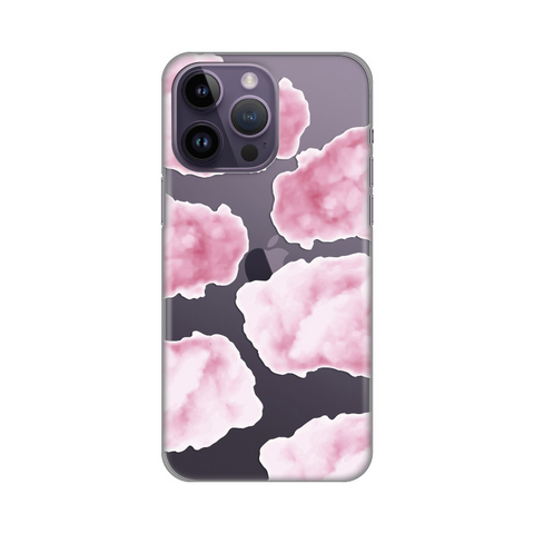 Zastitna ultra tanka (skin) maska / futrola PRINT - iPhone 14 Pro Max 6.7 Pink Clouds.