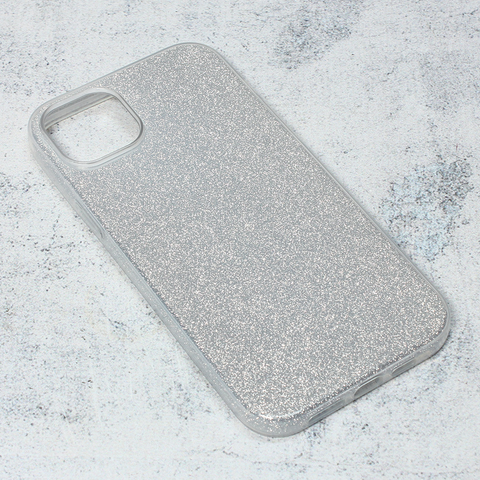 Zastitna maska (futrola) Crystal Dust - iPhone 14 6.7 Plus srebrna.