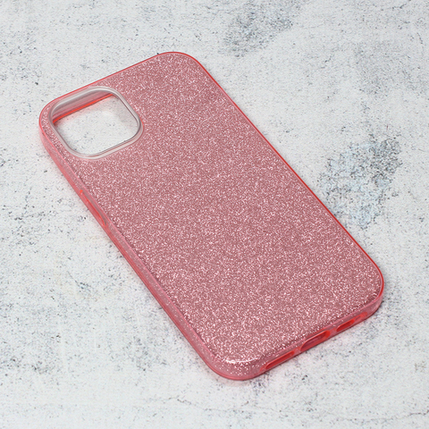 Zastitna maska (futrola) Crystal Dust - iPhone 14 roze.