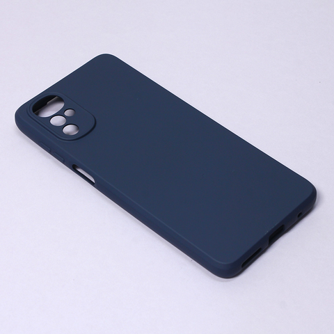 Zastitna maska (futrola) Teracell Giulietta - Motorola Moto G22 mat tamno plava.