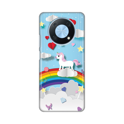 Zastitna silikonska maska (futrola) PRINT - Huawei nova Y90 Unicorn.