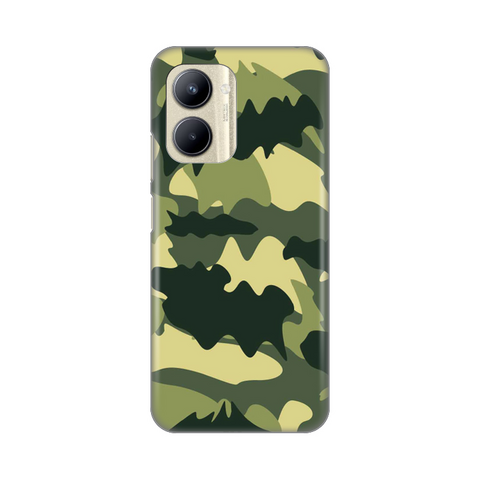 Zastitna ultra tanka (skin) maska / futrola PRINT - Realme C33 Army.