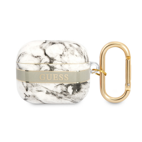 Zastitna maska (futrola) Guess - Airpods 3 TPU siva (GUA3HCHMAG).