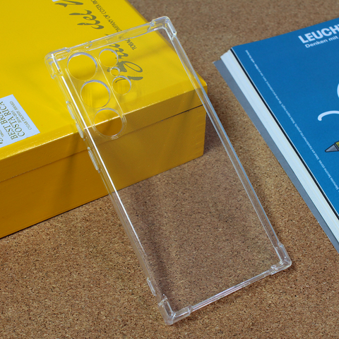 Zastitna maska (futrola) Transparent Ice Cube - Samsung Galaxy S23 Ultra.