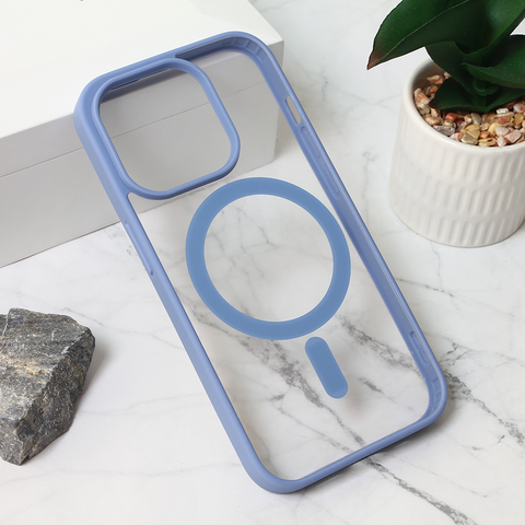 Zastitna maska (futrola) Magsafe Shining Camera - iPhone 15 Pro 6.1 plava.