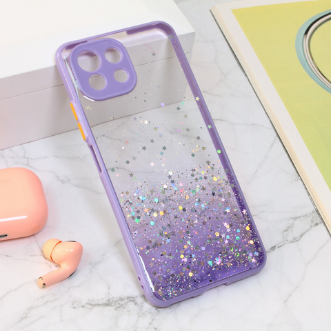 Zastitna maska (futrola) okvir Glitter - Xiaomi Mi 11 Lite ljubicasta.