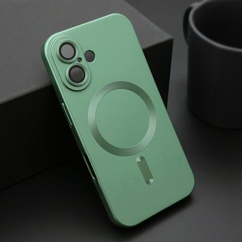 Zastitna maska (futrola) ELEGANT MAGSAFE - iphone 16 (6.1) zelena (MS).