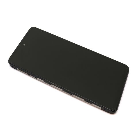 LCD displej (ekran) - Motorola Moto G24 + Touch screen + okvir crni ORG (MS).