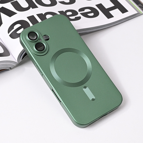 Zastitna maska (futrola) Magsafe Chrome - iPhone 16 6.1 zelena.