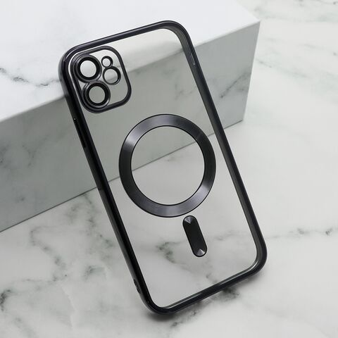 Zastitna maska (futrola) CAMERA PROTECT MagSafe - iPhone 11 (6.1) crna (MS).