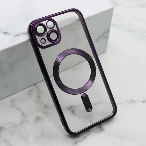 Zastitna maska (futrola) CAMERA PROTECT MagSafe - iPhone 13 (6.1) ljubicasta (MS).