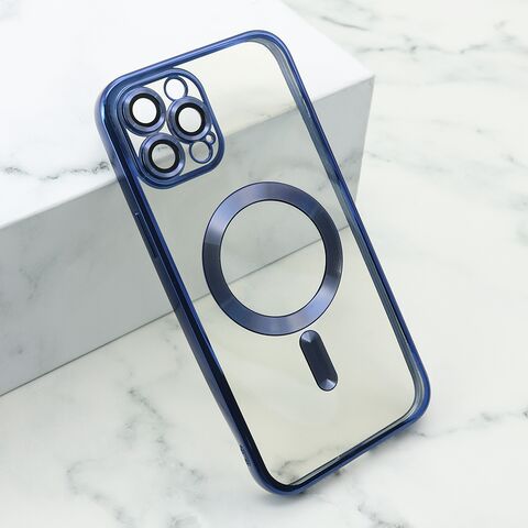 Zastitna maska (futrola) CAMERA PROTECT MagSafe - iPhone 12 Pro Max (6.7) plava (MS).