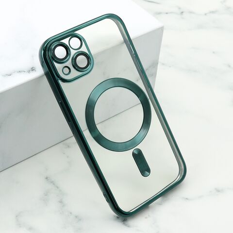 Zastitna maska (futrola) CAMERA PROTECT MagSafe - iPhone 13 (6.1) zelena (MS).