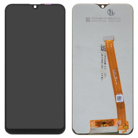 LCD displej (ekran) - Samsung A202 Galaxy A20E + touchscreen crni.