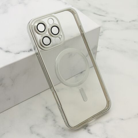 Zastitna maska (futrola) CAMERA PROTECT MagSafe - iPhone 16 Pro Max (6.9) srebrna (MS).
