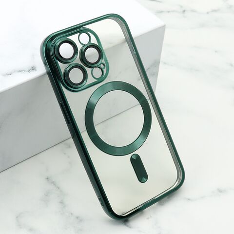 Zastitna maska (futrola) CAMERA PROTECT MagSafe - iPhone 14 Pro (6.1) zelena (MS).