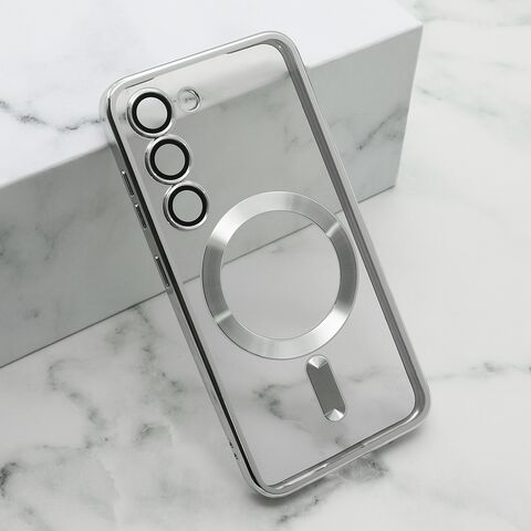 Zastitna maska (futrola) CAMERA PROTECT MagSafe - Samsung S911B Galaxy S23 5G srebrna (MS).