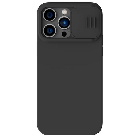 Zastitna maska (futrola) Nillkin CamShield Silky - iPhone 14 Pro Max 6.7 crna.