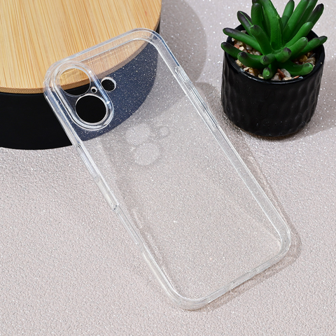 Zastitna maska (futrola) Sparkle Dust - iPhone 16 6.1 Transparent.