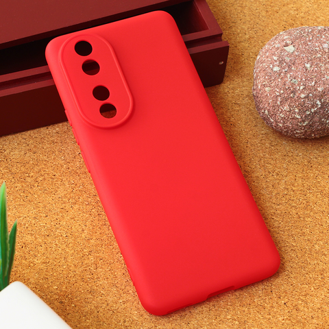 Zastitna maska (futrola) Teracell Giulietta - Huawei Honor 90 mat crvena.