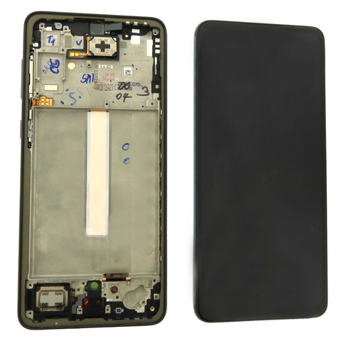 LCD displej (ekran) - Samsung A336/Galaxy A33 5G + touchscreen + okvir crni A+ OLED.