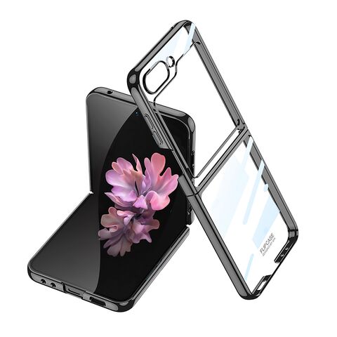 Zastitna maska (futrola) LINES - Samsung F741B Galaxy Z Flip 6 5G crna (GKK case) (MS).