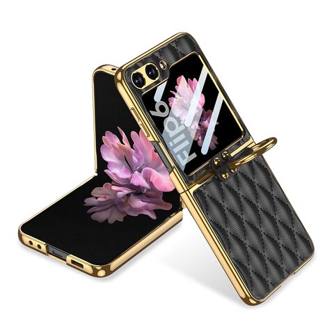 Zastitna maska (futrola) RHOMBUS - Samsung F741B Galaxy Z Flip 6 5G crna (GKK case) (MS).